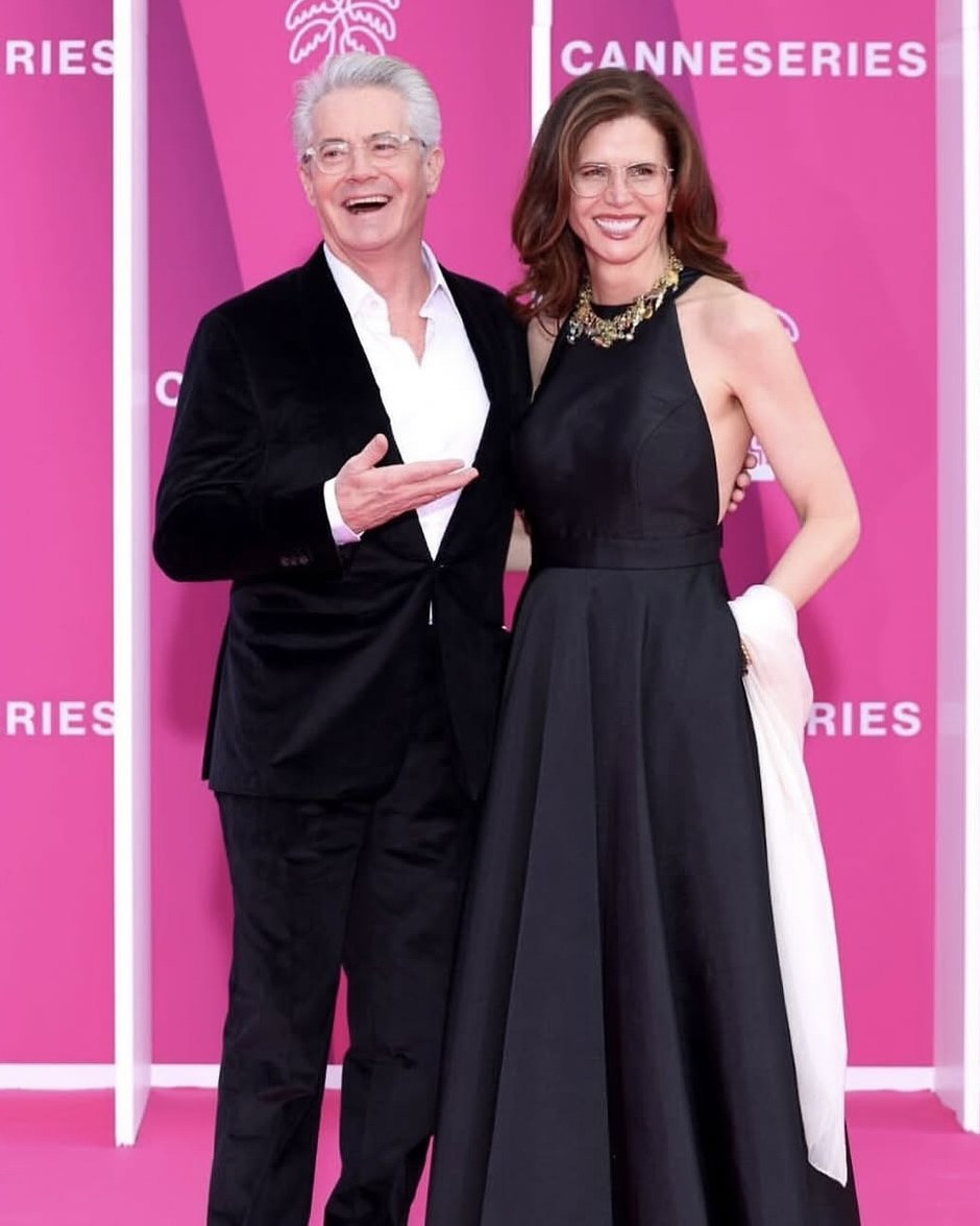 Tapis rose Canneseries couple invités