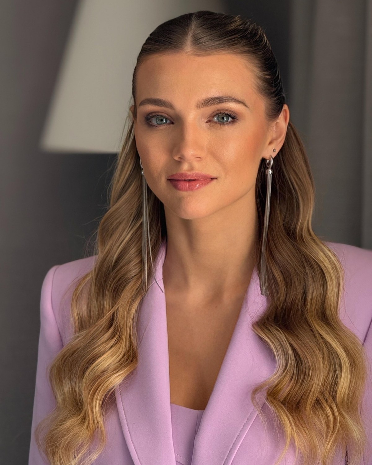 Coiffure wavy shooting portrait