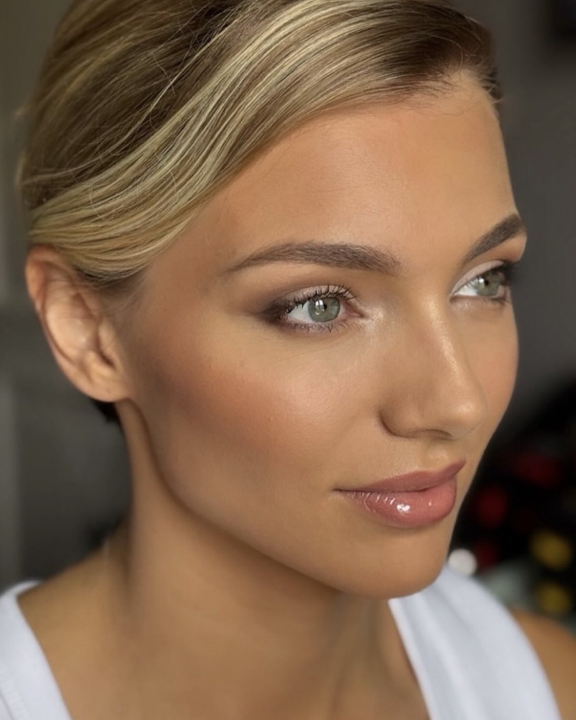 Maquillage glow naturel shooting